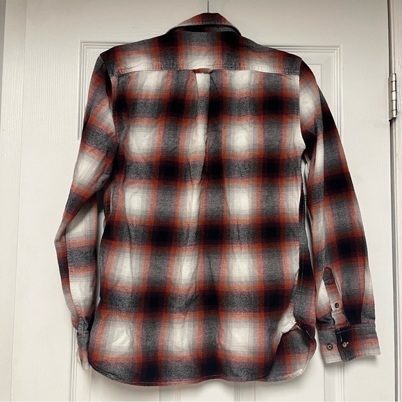 On The Road Men’s Flannel Button Down Long Sleeve Shirt Medium - Picture 3 of 6